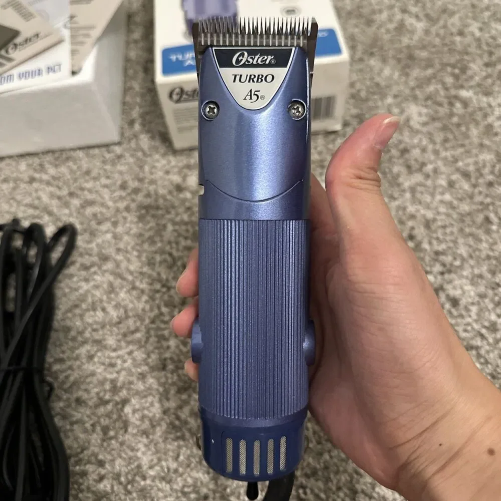 Oster Turbo A5 Pet Clippers Animal Grooming Set #10 Blade - Clean! - 078005-314